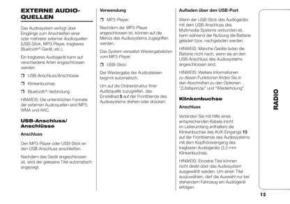 Fiat Talento navigation Bedienungsanleitung 2016 - 2022