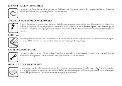 2008-2011 Lancia Phedra Manuel du propriétaire | Français