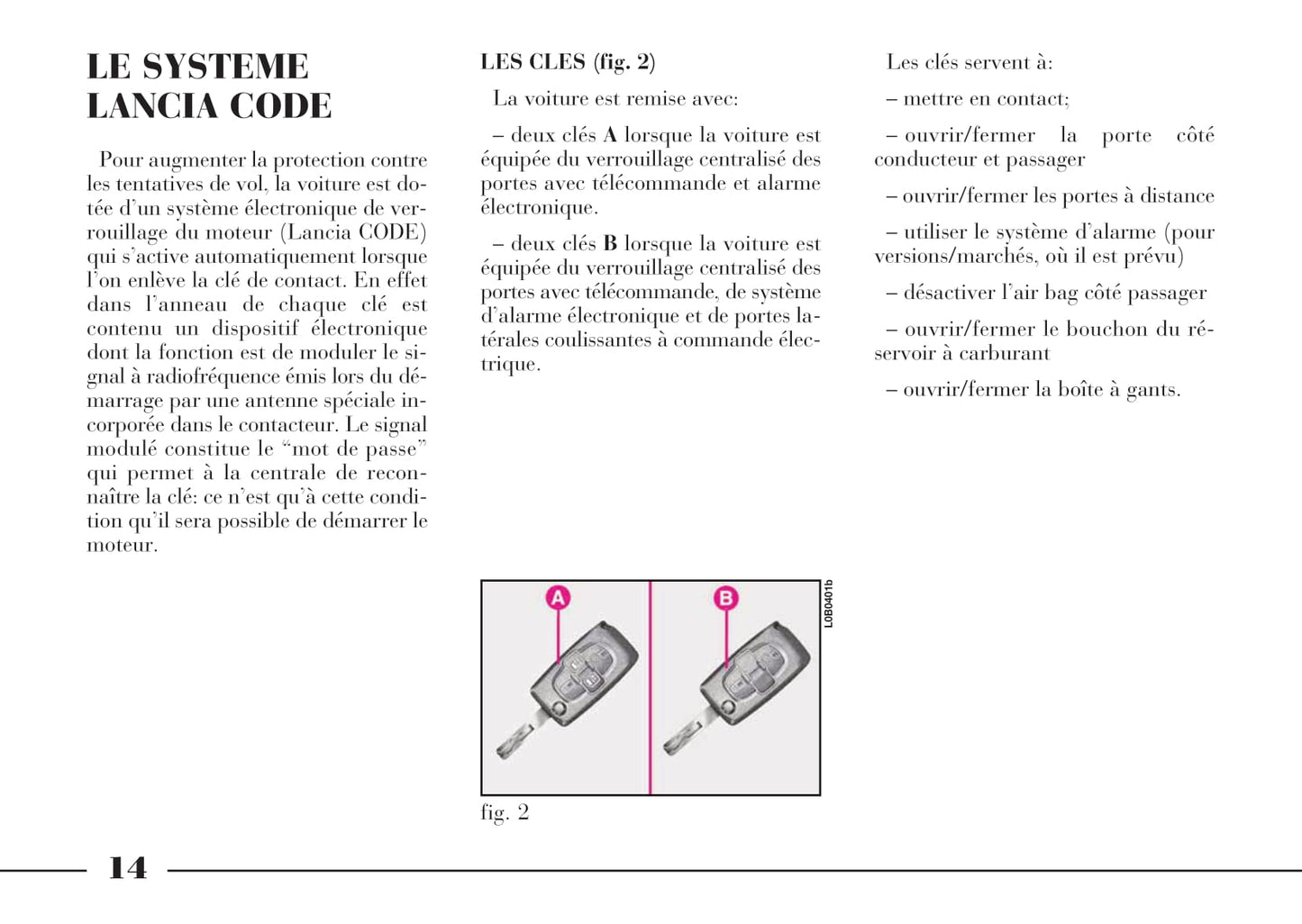 2008-2011 Lancia Phedra Manuel du propriétaire | Français