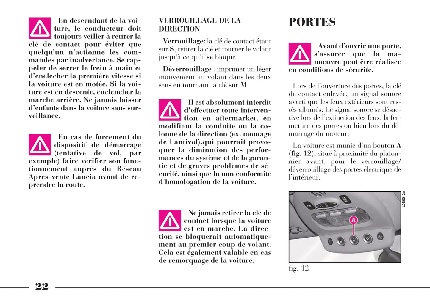 2008-2011 Lancia Phedra Manuel du propriétaire | Français