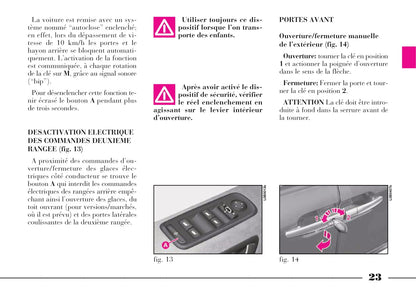 2008-2011 Lancia Phedra Manuel du propriétaire | Français