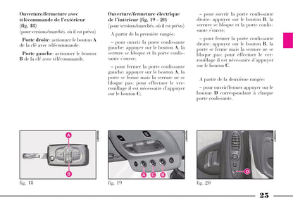 2008-2011 Lancia Phedra Manuel du propriétaire | Français