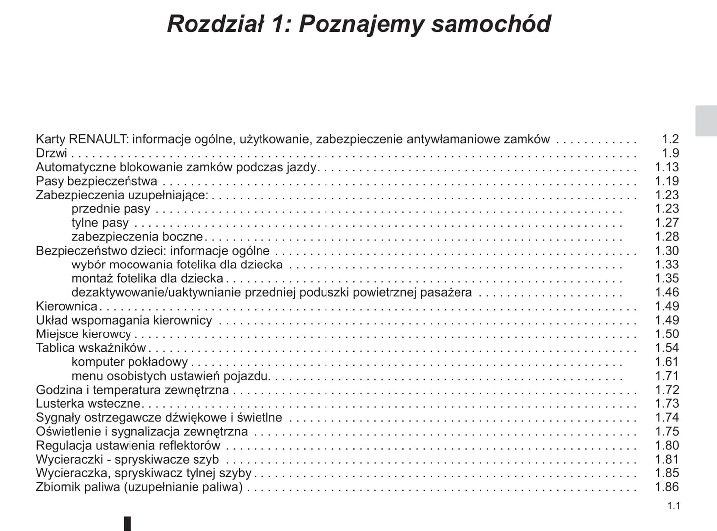 2015-2016 Renault Scénic Gebruikershandleiding | Pools