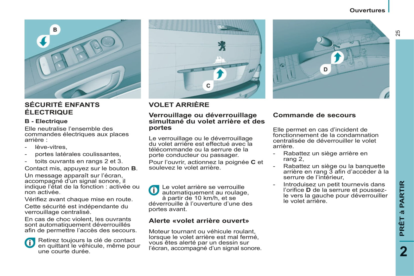 2013-2014 Peugeot 807 Manuel du propriétaire | Français