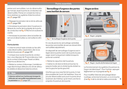 2018-2019 Seat Ateca Owner's Manual | French