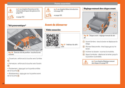 2018-2019 Seat Ateca Owner's Manual | French