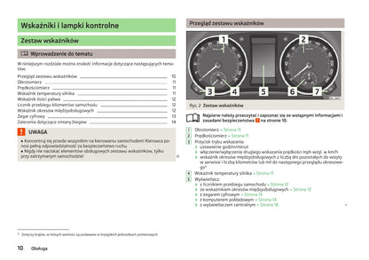 2012-2013 Skoda Yeti Owner's Manual | Polish