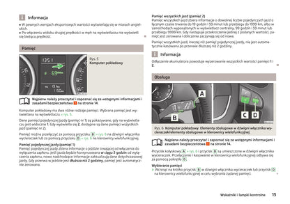 2012-2013 Skoda Yeti Owner's Manual | Polish