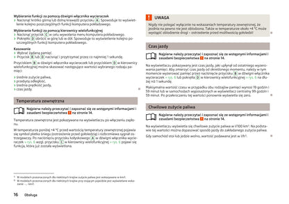 2012-2013 Skoda Yeti Owner's Manual | Polish