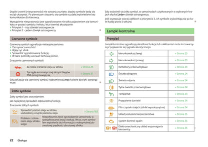 2012-2013 Skoda Yeti Owner's Manual | Polish