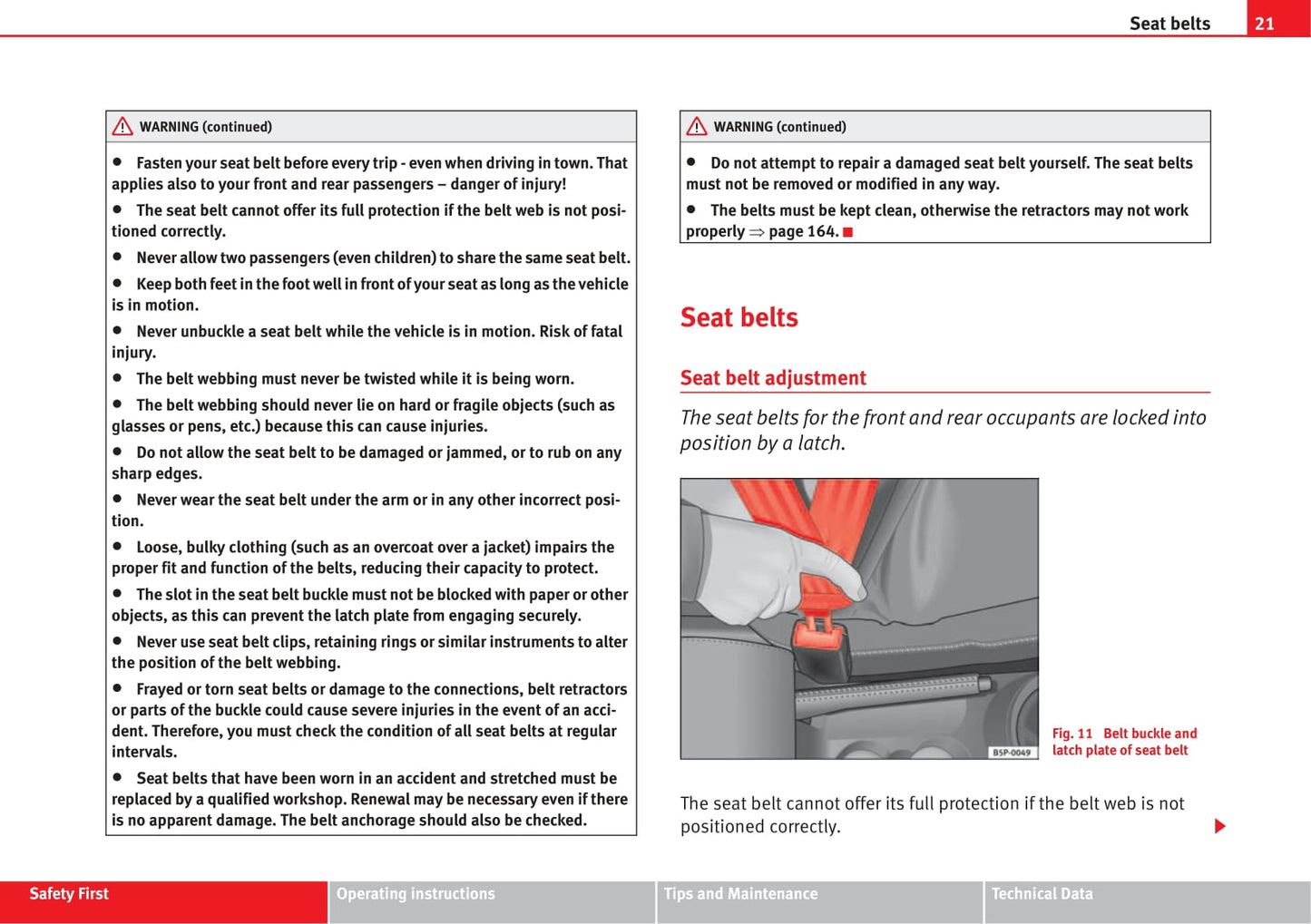 2003-2006 Seat Cordoba Bedienungsanleitung | Englisch