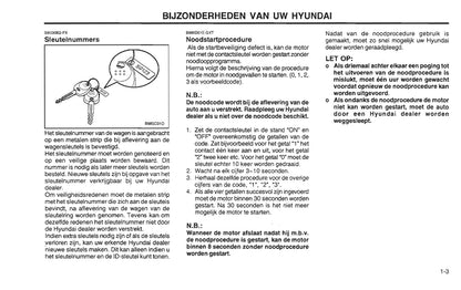 2001-2002 Hyundai Santa Fe Bedienungsanleitung | Niederländisch