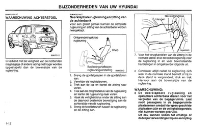 2001-2002 Hyundai Santa Fe Bedienungsanleitung | Niederländisch