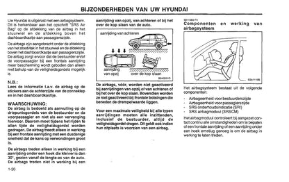 2001-2002 Hyundai Santa Fe Bedienungsanleitung | Niederländisch