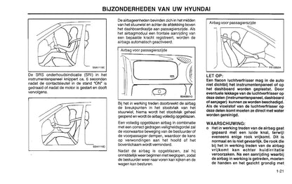 2001-2002 Hyundai Santa Fe Bedienungsanleitung | Niederländisch