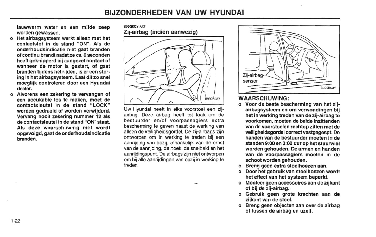 2001-2002 Hyundai Santa Fe Bedienungsanleitung | Niederländisch