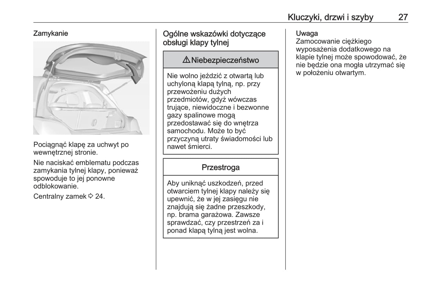 2016 Opel Adam Manuel du propriétaire | Polonais