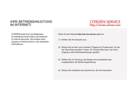 2011-2012 Citroën C5 Owner's Manual | German