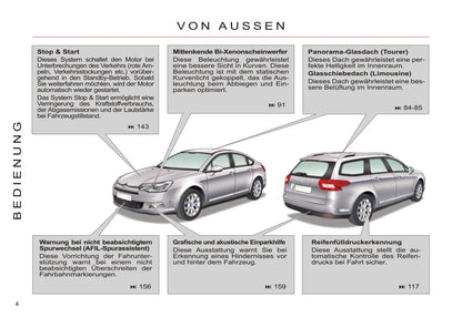 2011-2012 Citroën C5 Owner's Manual | German