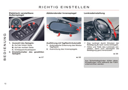 2011-2012 Citroën C5 Owner's Manual | German