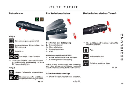 2011-2012 Citroën C5 Owner's Manual | German