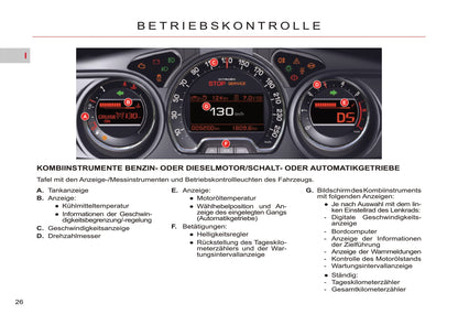 2011-2012 Citroën C5 Owner's Manual | German