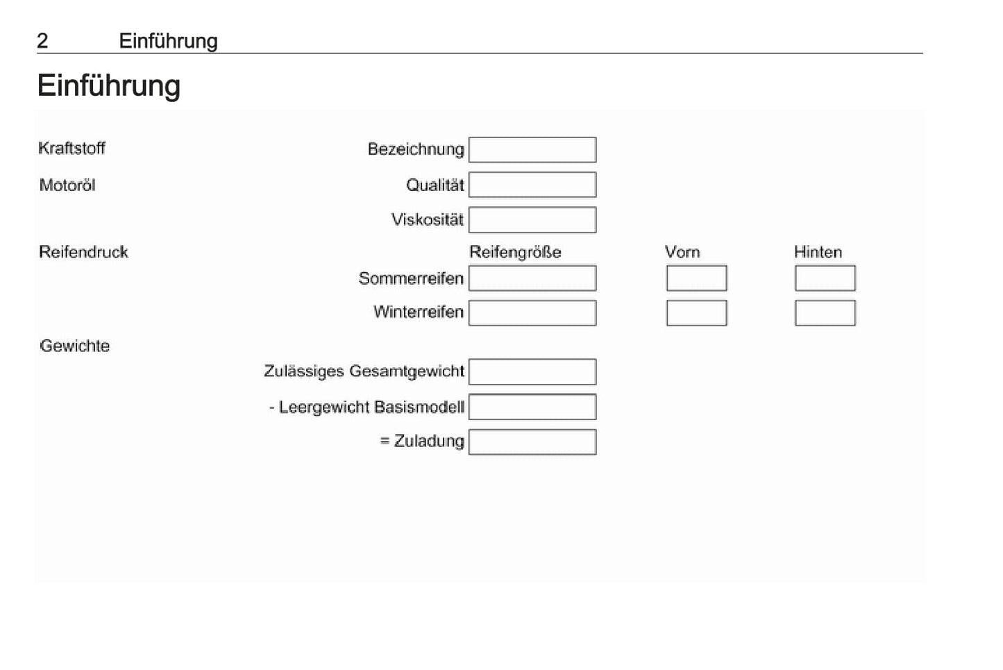 2016 Opel Vivaro Owner's Manual | German