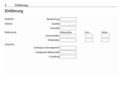 2016 Opel Vivaro Owner's Manual | German