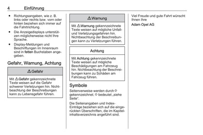 2016 Opel Vivaro Owner's Manual | German