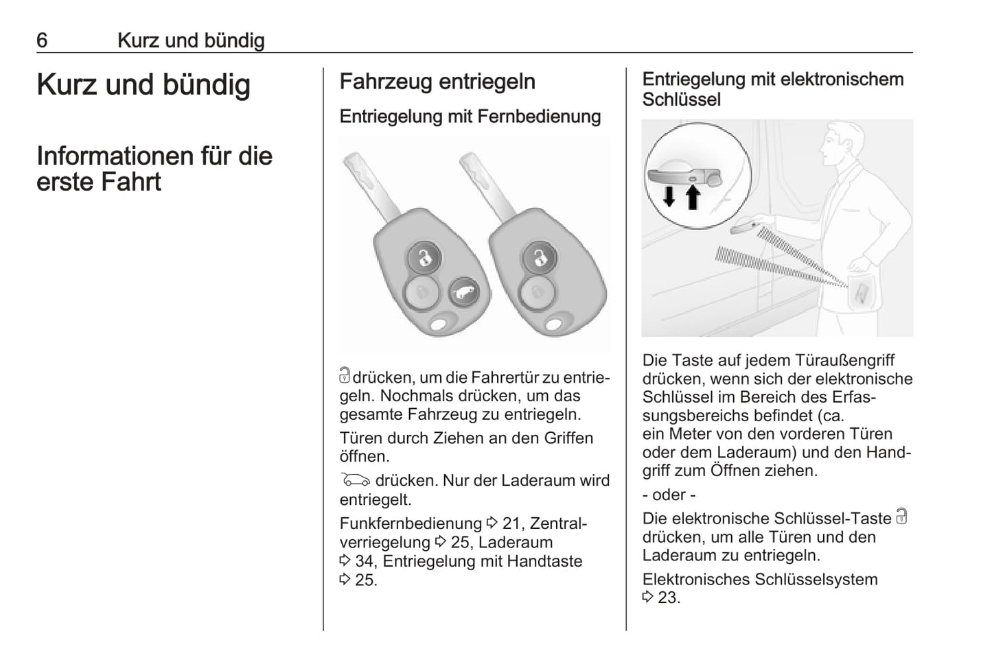 2016 Opel Vivaro Owner's Manual | German