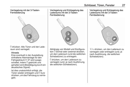 2016 Opel Vivaro Owner's Manual | German