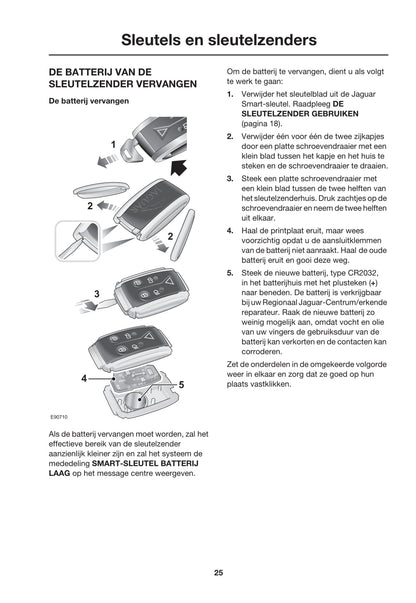 2008-2009 Jaguar XK Owner's Manual | Dutch