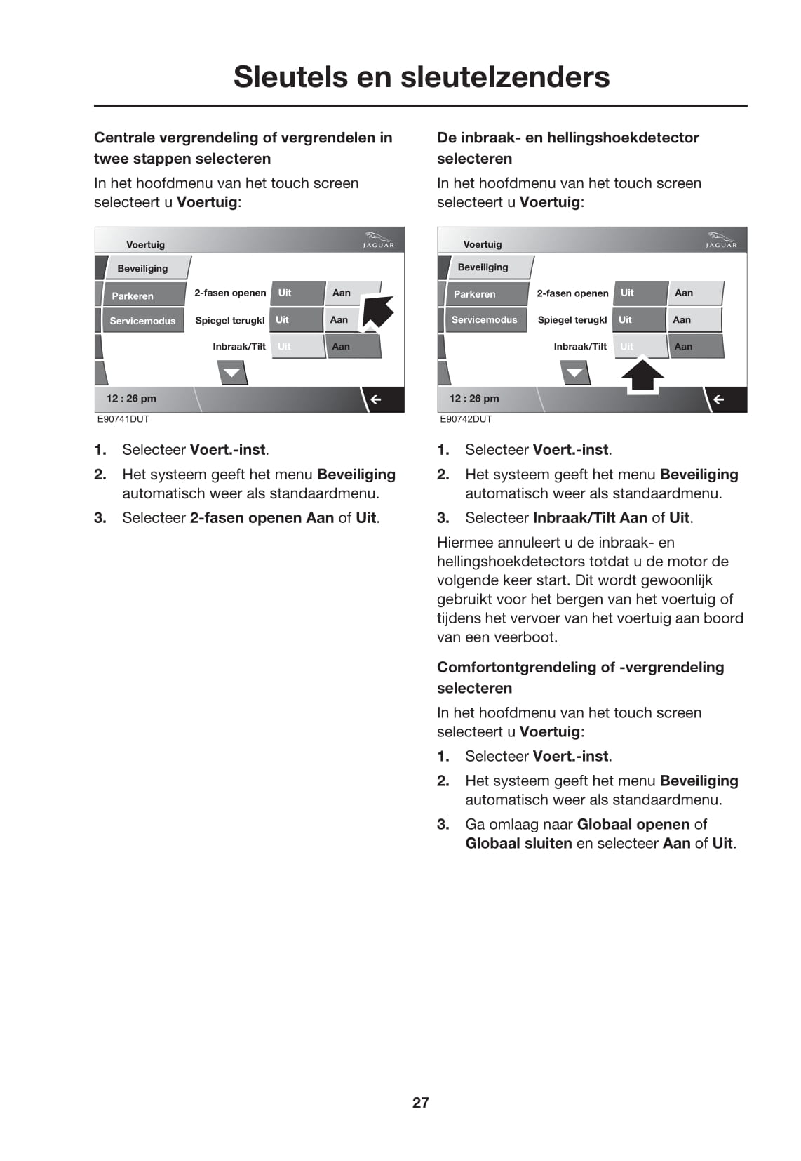 2008-2009 Jaguar XK Owner's Manual | Dutch