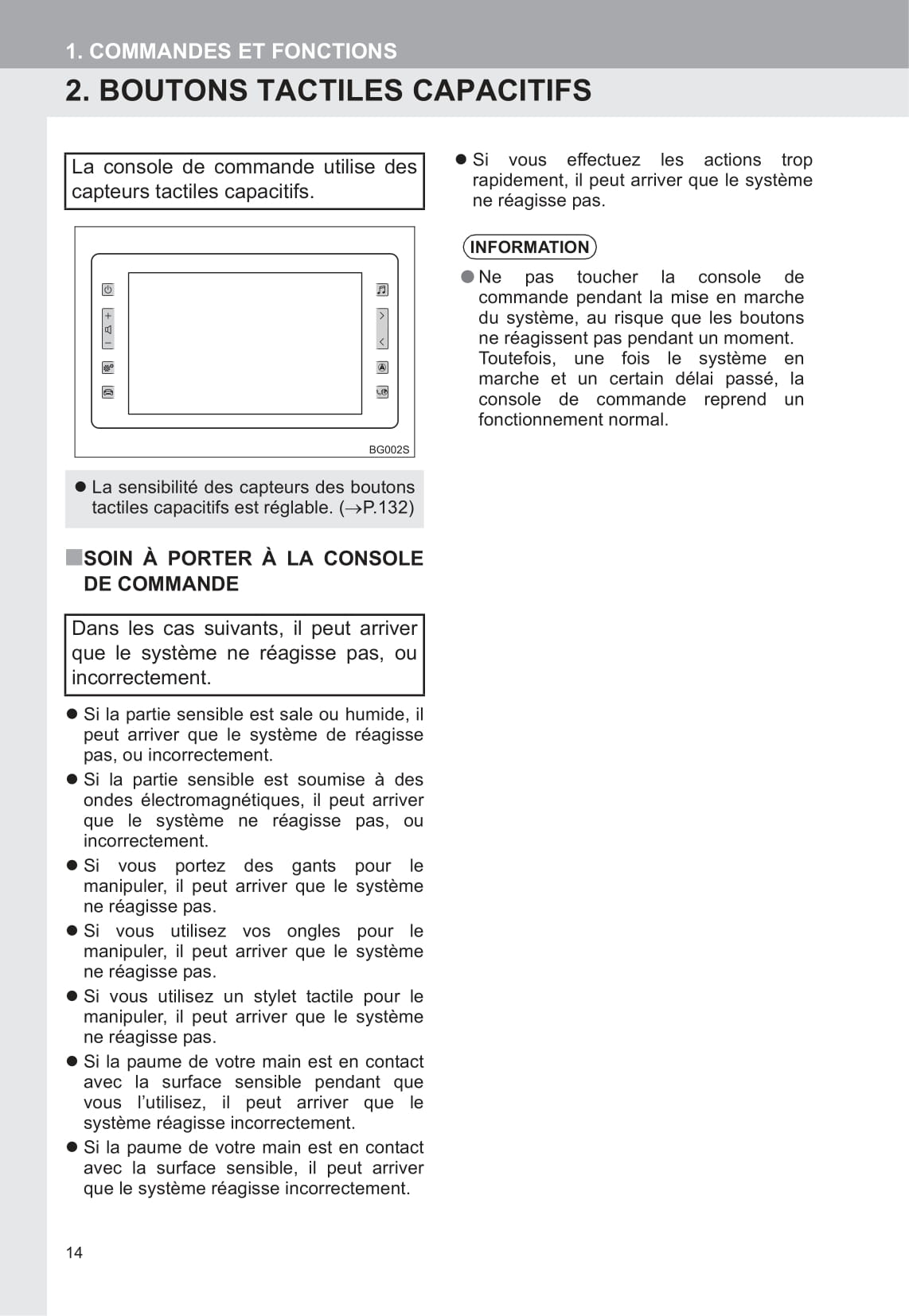 Toyota C-HR / C-HR Hybrid Navigation Guide d'utilisation 2016