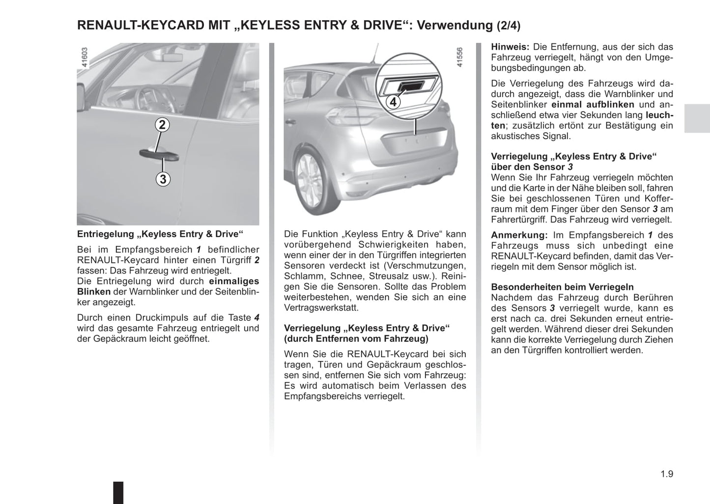 2016-2020 Renault Scenic Manuel du propriétaire | Allemand