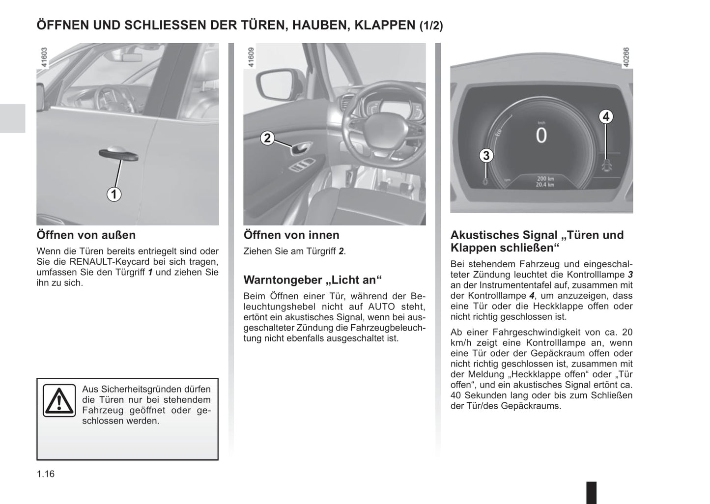 2016-2020 Renault Scenic Manuel du propriétaire | Allemand