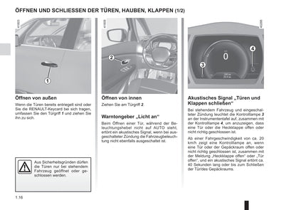 2016-2020 Renault Scenic Manuel du propriétaire | Allemand