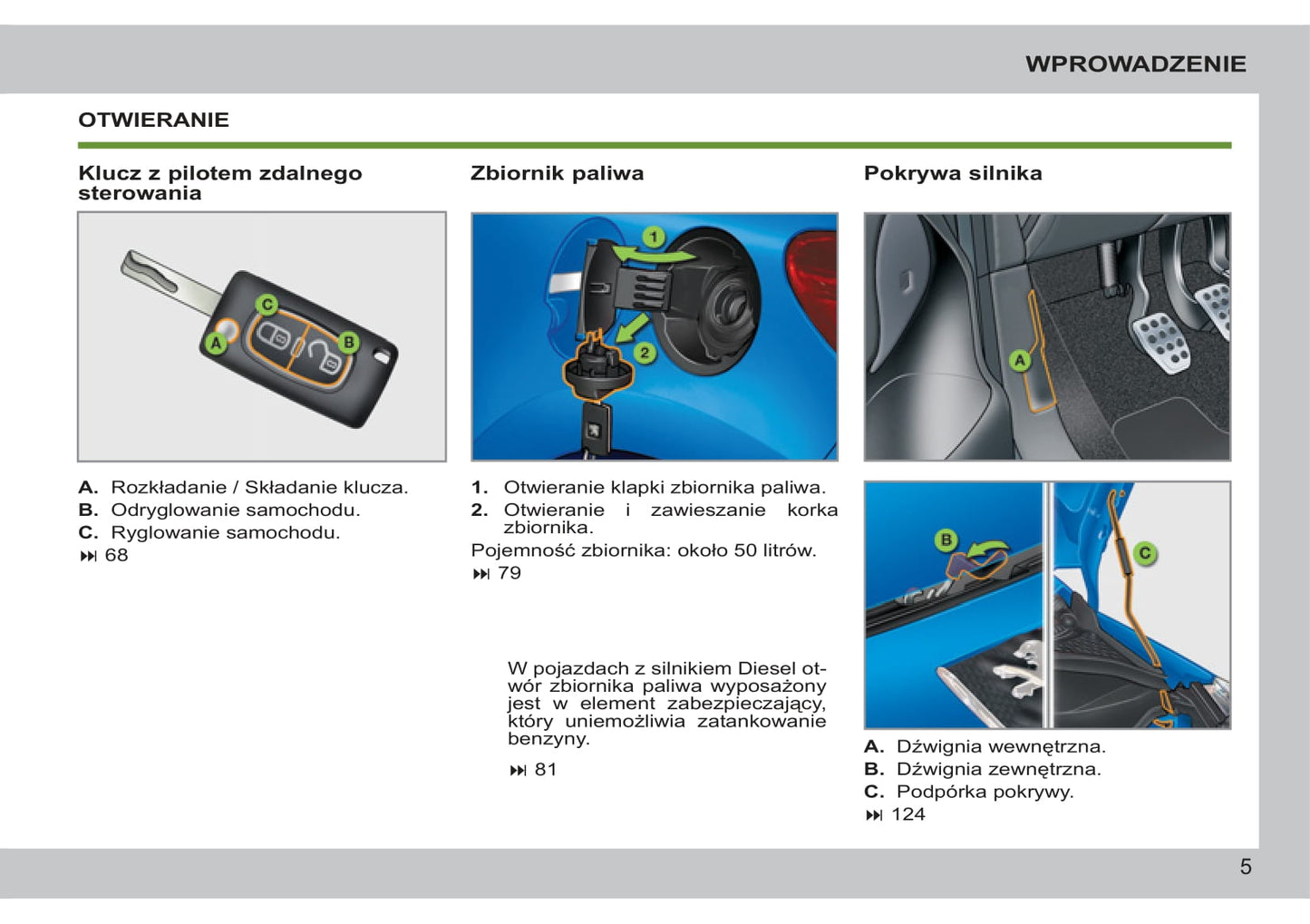 2011-2014 Peugeot 207/207 SW Manuel du propriétaire | Polonais