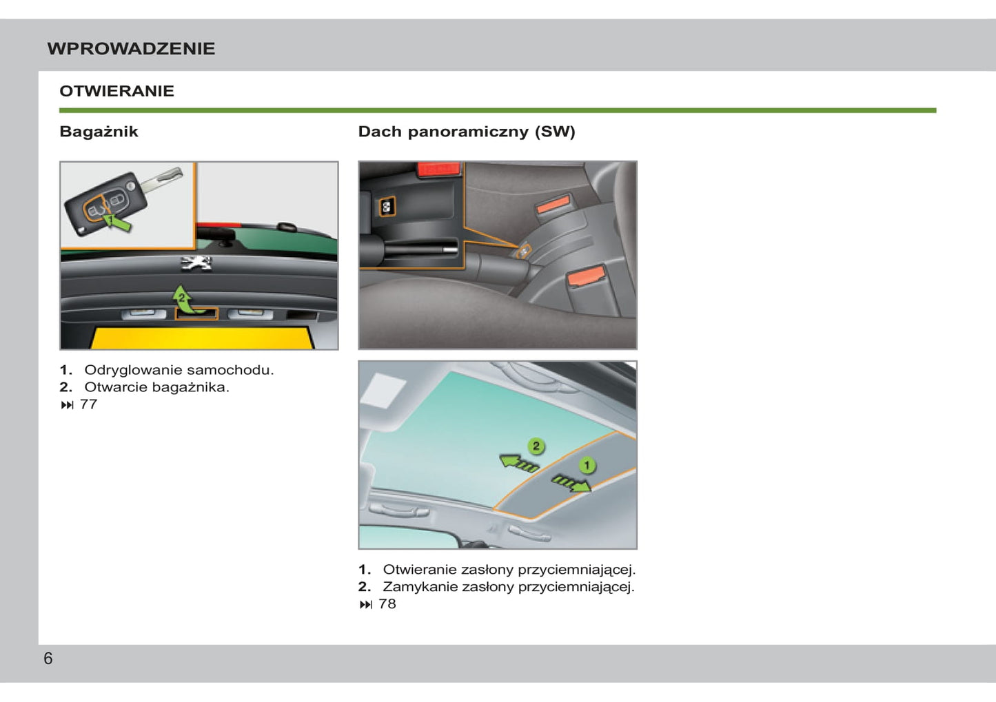 2011-2014 Peugeot 207/207 SW Manuel du propriétaire | Polonais