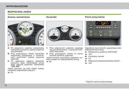 2011-2014 Peugeot 207/207 SW Manuel du propriétaire | Polonais