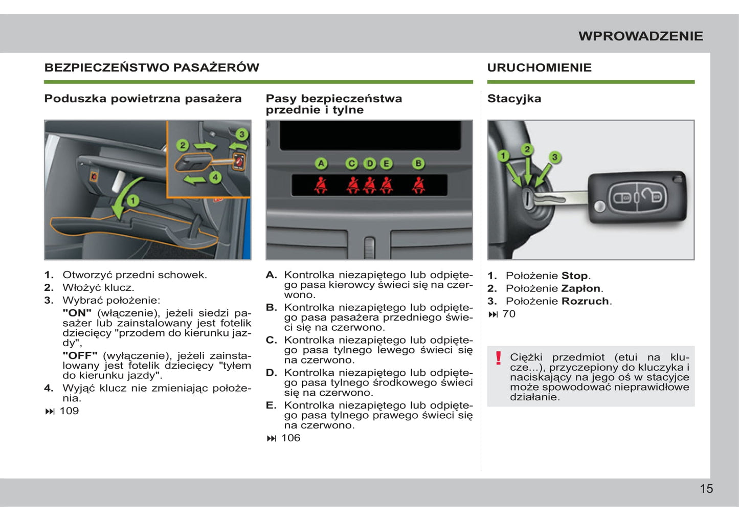 2011-2014 Peugeot 207/207 SW Manuel du propriétaire | Polonais