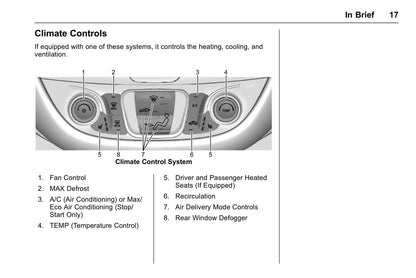 2017 Chevrolet Malibu/Malibu Hybrid Owner's Manual | English