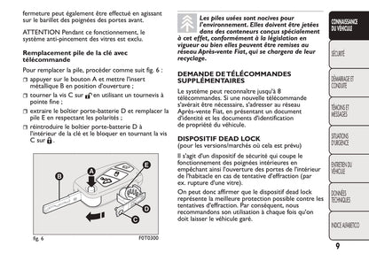 2016-2017 Fiat Qubo Owner's Manual | French