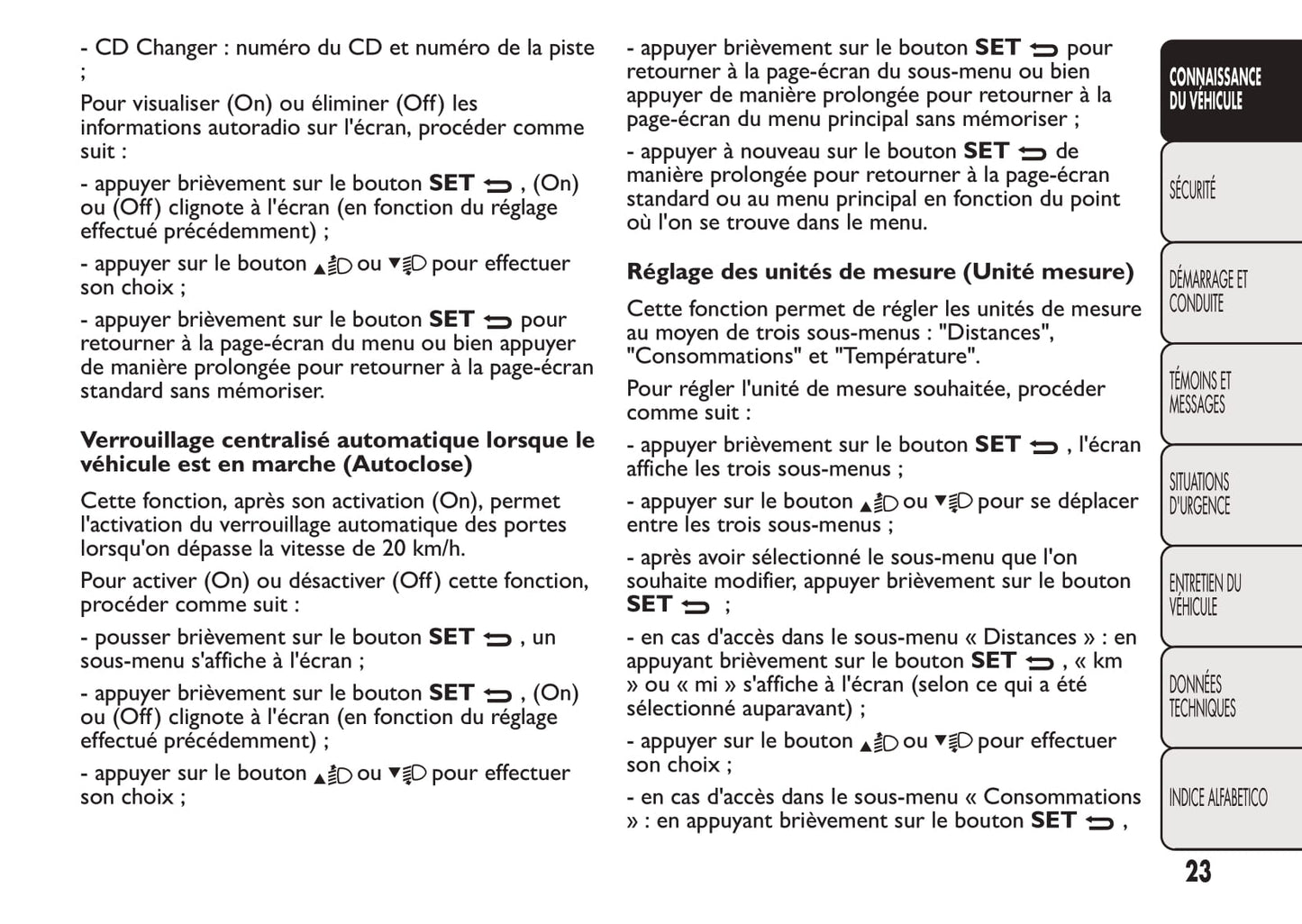 2016-2017 Fiat Qubo Owner's Manual | French