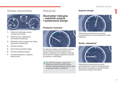 2017-2018 Citroën e-Berlingo Multispace/Berlingo Electric Owner's Manual | Polish