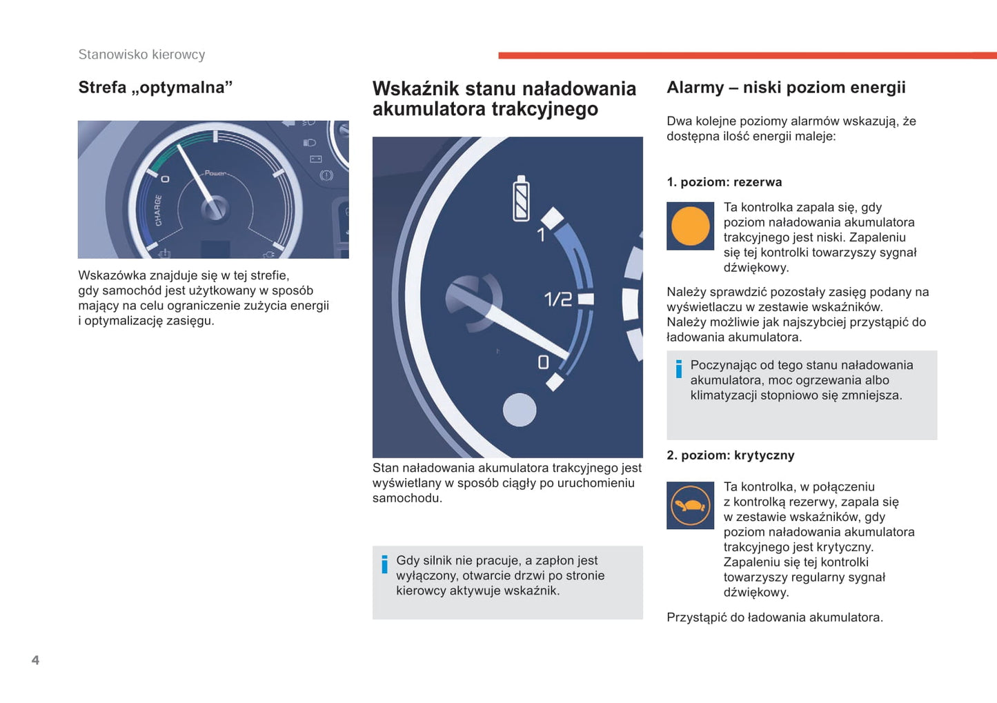 2017-2018 Citroën e-Berlingo Multispace/Berlingo Electric Owner's Manual | Polish