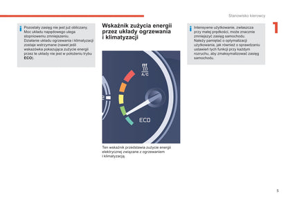 2017-2018 Citroën e-Berlingo Multispace/Berlingo Electric Owner's Manual | Polish