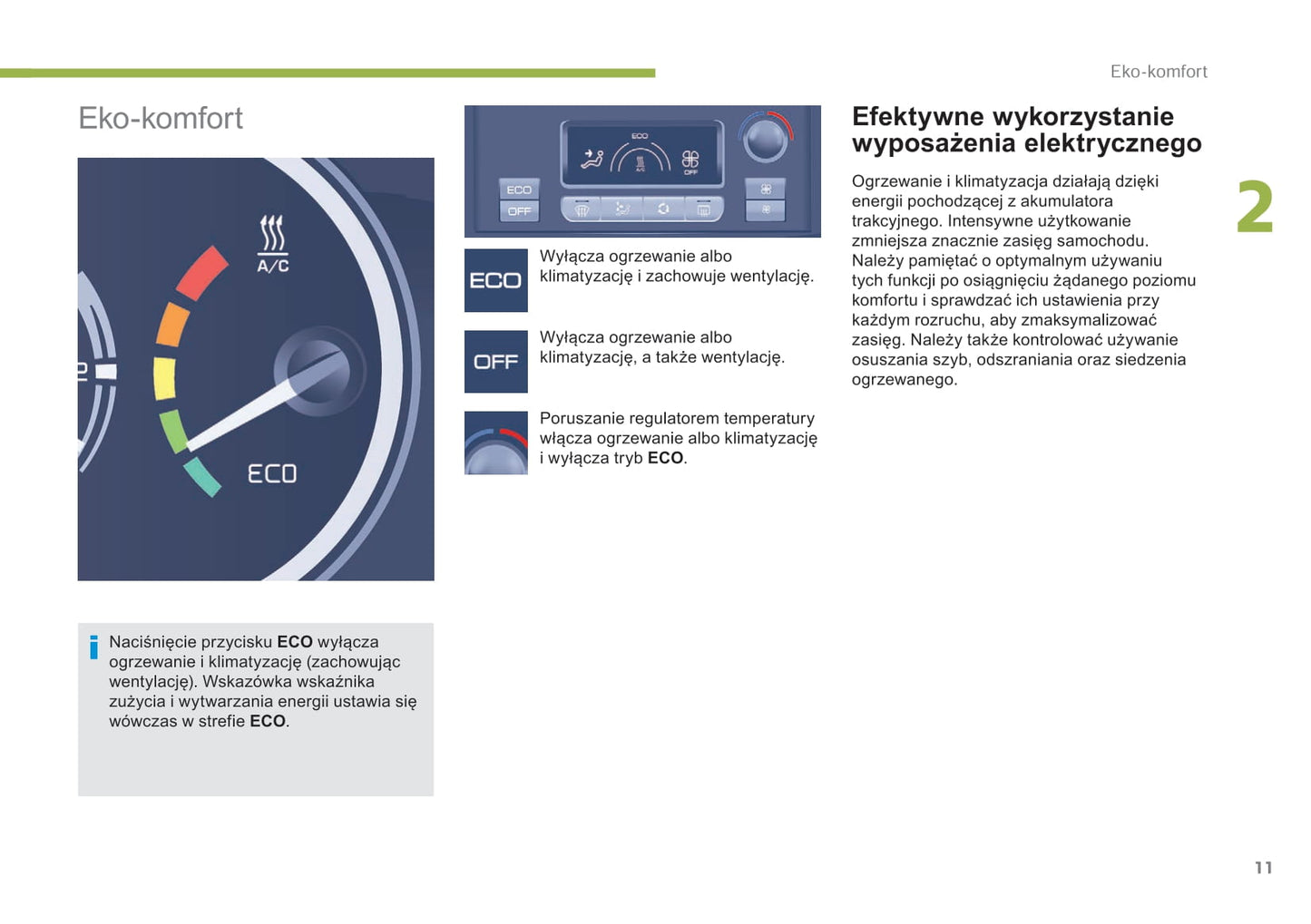 2017-2018 Citroën e-Berlingo Multispace/Berlingo Electric Owner's Manual | Polish