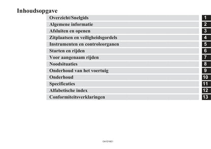 2013-2016 Mitsubishi Attrage Bedienungsanleitung | Niederländisch