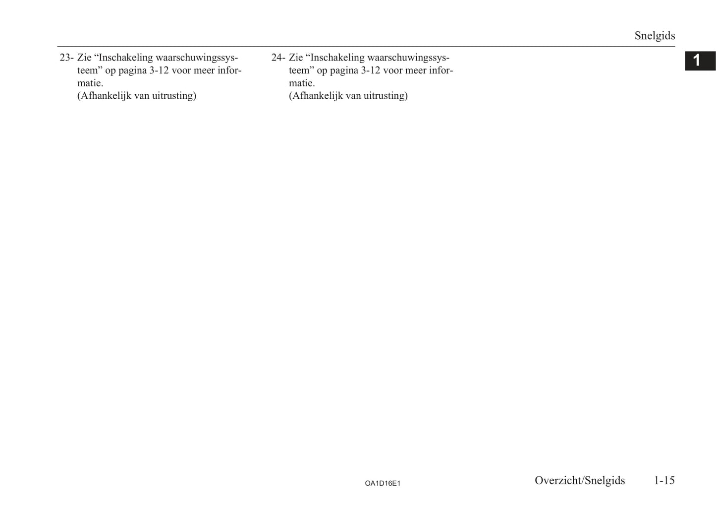 2013-2016 Mitsubishi Attrage Bedienungsanleitung | Niederländisch